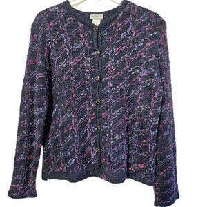 Koret Cardigan Small 6-8 Whimsigoth Grandma Grunge Cottagecore Vintage Knit